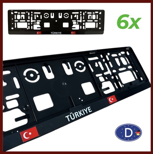 Kennzeichenhalter türkiye - 6x,