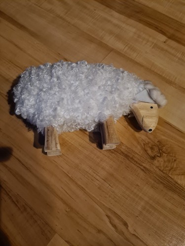 Holzfigur schaf - holzfigur,