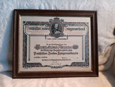 Jubiläums- Urkunde für 25