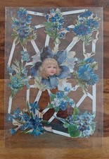 Glanzbilder - Blumen, Glitzer