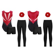 4er Set Mädchen Gymnastikbody