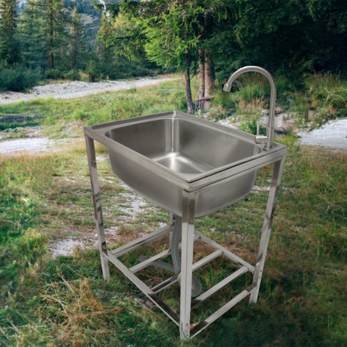 Edelstahl camping spüle mit - edelstahl, camping-spüle