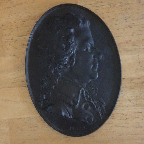 Ovale eisen medallion mozart - ovale,