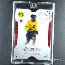 Topps Premium Borussia Dortmund 2023/24 Samuel Bamba – RC Ruby – /5