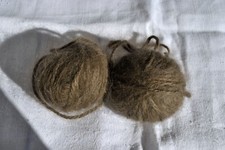 Anny Blatt 100 % Angora 20 Gr. Daim Braun Graubraun Wolle Garn