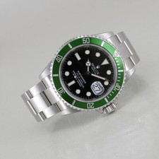 ROLEX Submariner Date "Kermit" LC 100 Full Set ungetrangen voll verklebt Rarität