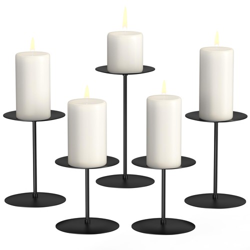 Kerzenständer set schwarz - set,