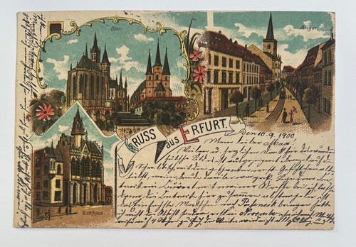 Gruß aus erfurt - ak,