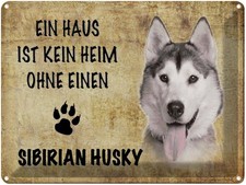 Blechschild 30x40 cm Sibirian