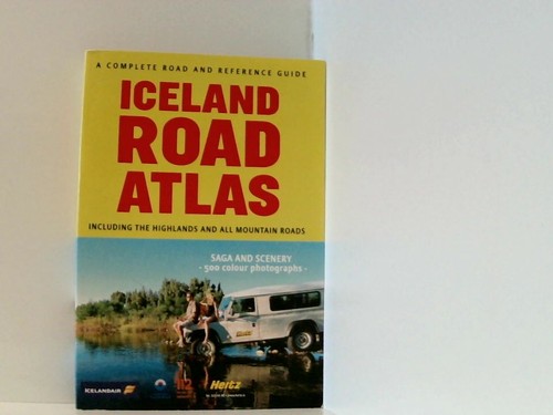 Iceland road atlas and - road,