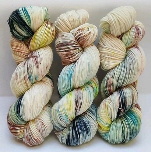 Handgefärbte sockenwolle 100g - sockenwolle,