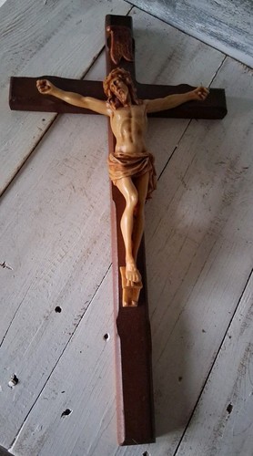 Holzkreuz mit jesus sehr - mit, jesus,