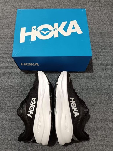 Hoka bondi black white bwht - bondi,