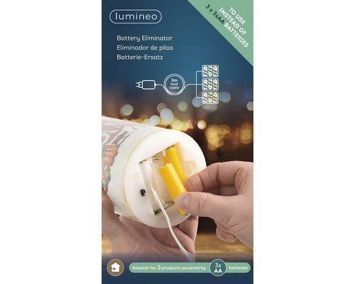 Lumineo batterie ersatz aa - 3x,