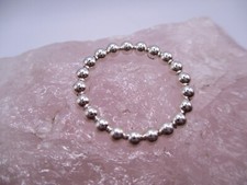 Moderner Kugelring 925 Sterlingsilber Vorsteck-/Knöchel Rg 56/16 beweglich