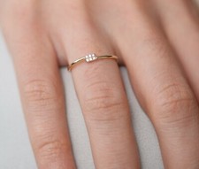 Diamond Memory Gold Ring 6