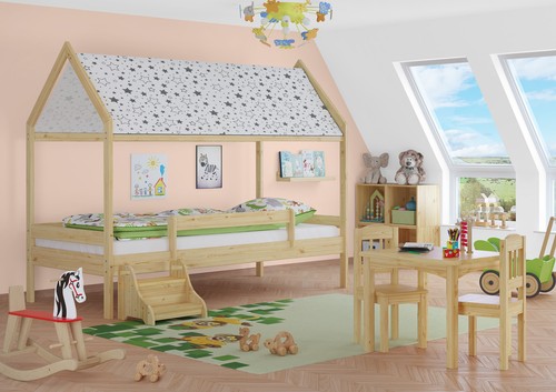 Kinderbett hausbett 90x200 - kinderbett,