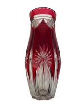Vase Val Saint Lambert rot