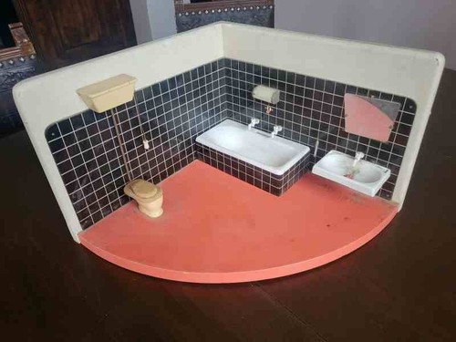 Altes badezimmer puppenstube - badezimmer,