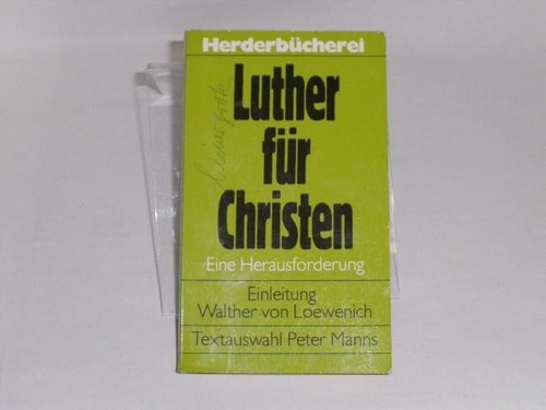 Martin luther - luther, für