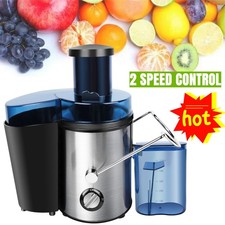 Entsafter Saftpresse Obst Gemüse Edelstahl 65mm Große Öffnung Profi-Entsafter