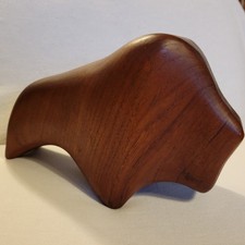 Teak Figur Bison Büffel 25 cm