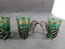 Schnapsgläser Grün DDR Vintage 6 Stück