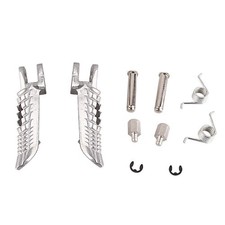 2X vordere Fußrastenpedale für Suzuki Suzuki GSXR600 GSXR750 GSXR1000 2001–2014