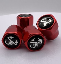 Ventilkappen Abarth Aluminium