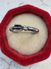 Hans Hansen H&H 925 Silber 14 Karat Gold Ring