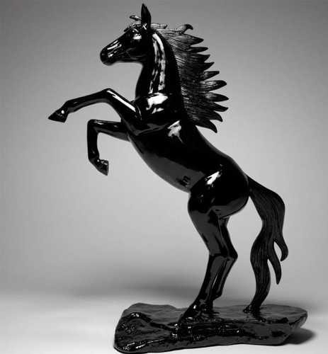 Pferd figur hengst steigend - figur,