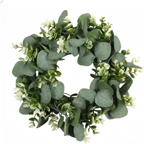 Künstlicher eukalyptus kranz - künstlicher,