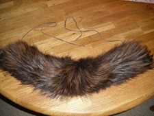 Hallhuber Pelz Kragen Raccoon