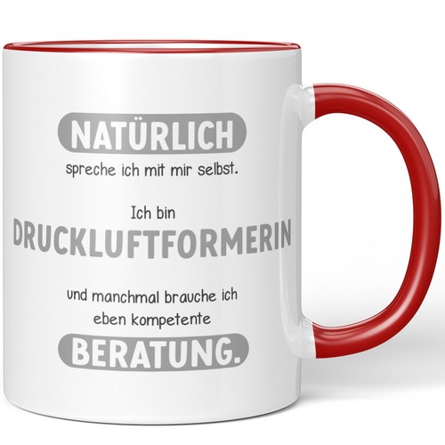 Natürlich spreche ich mit - , mir