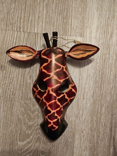 Giraffe tiermaske wandkunst - giraffe,