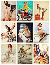 VINTAGE PINUP GIRL POSTER