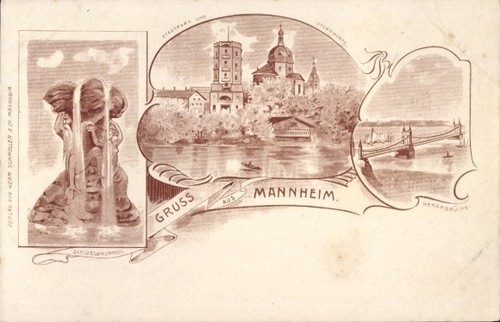 Litho mannheim baden - litho, in