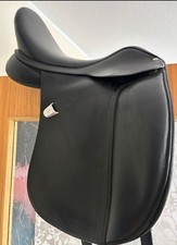 Bates Heritage Dressursattel Wide 17,5 Zoll Breite Pferde sehr kurz 