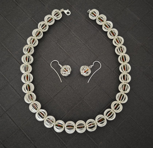 Glückslaternen schmuck set - schmuck,