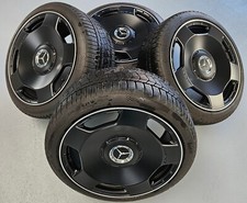 Original 4x Mercedes AMG Monoblock 21 Zoll Alufelgen Schwarz matt m. WinterConti