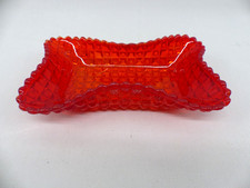 Amberina Glasschale Rot 21 cm