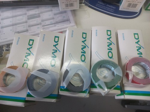 Dymo prägeband 6mm und 9mm - dymo,