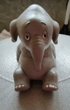 Wendelin Elefant Loriot vintage sitzend grau 