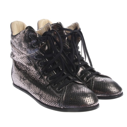 High top sneaker chanel - high-top,