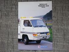 Nissan Trade Grua Prospekt Brochure Abschleppwagen Tow Truck Espanol selten rare
