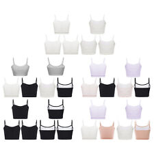 Kinder Mädchen Trägertop Einfarbige Farbe Sportbekleidung Sportshirt Activewear