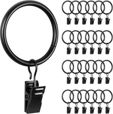 25 Stück Vorhangringe Metall