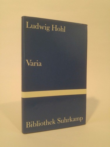 Varia neubuch hohl - varia, ludwig: