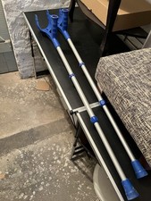 1 Paar Unterarmgehstützen, Gehhilfen, Krücken, Höhenverstellbar