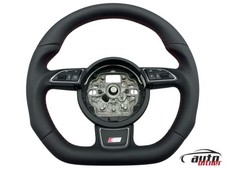 AUSTAUSCH Lenkrad Leder Lederlenkrad AUDi A8 4H Multifunktion ABGEFLACHT S-Line